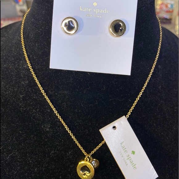 Kate Spade Spot Necklace & Earrings Set - Picture 2 of 6